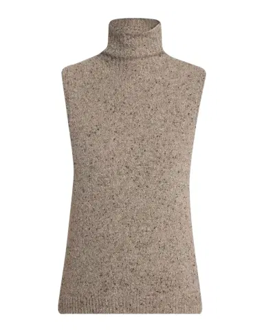 The Row Merilas Turtleneck Cashmere Sleeveless Sweater | Thumbnail 1 The Row Merilas Turtleneck Cashmere Sleeveless Sweater | Thumbnail 1