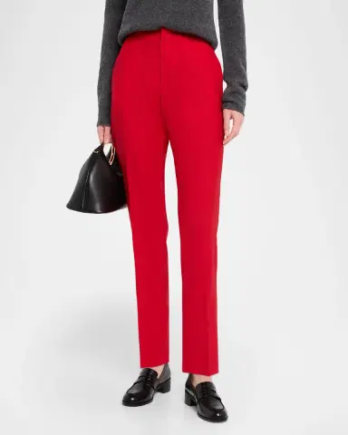 Fabiana Filippi Cropped Slim-Fit Donegal Tweed Trousers | Thumbnail 4