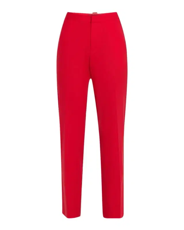 Fabiana Filippi Cropped Slim-Fit Donegal Tweed Trousers