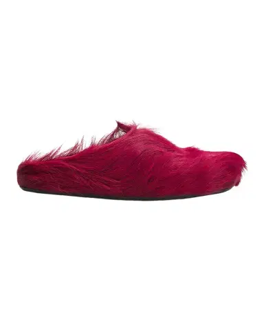 Marni Men's Fussbett Calf Hair Sabot Mules | Thumbnail 1