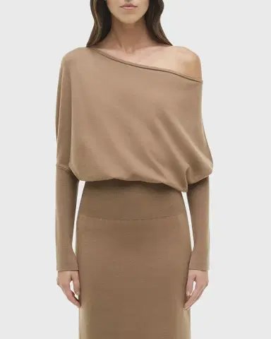 Simkhai Janese Off-The-Shoulder Knit Midi Dress | Thumbnail 5 Simkhai Janese Off-The-Shoulder Knit Midi Dress | Thumbnail 5