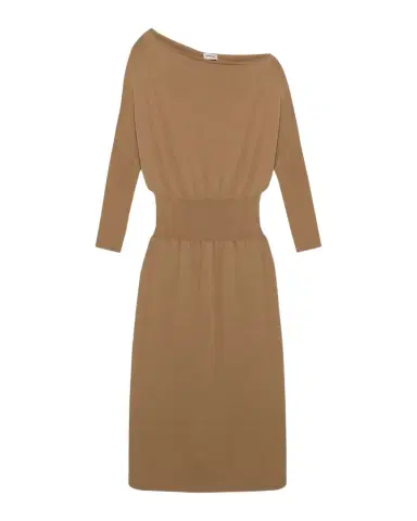 Simkhai Janese Off-The-Shoulder Knit Midi Dress | Thumbnail 1 Simkhai Janese Off-The-Shoulder Knit Midi Dress | Thumbnail 1