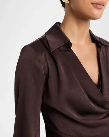 Simkhai Symone Long-Sleeve Cowl-Neck Top | Thumbnail 5 Simkhai Symone Long-Sleeve Cowl-Neck Top | Thumbnail 5