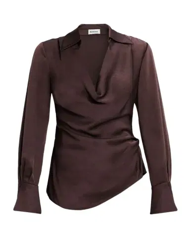 Simkhai Symone Long-Sleeve Cowl-Neck Top | Thumbnail 1 Simkhai Symone Long-Sleeve Cowl-Neck Top | Thumbnail 1
