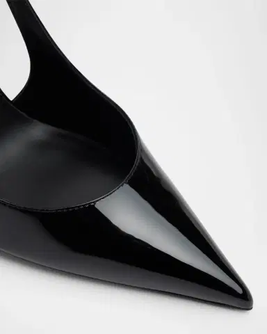 Christian Louboutin 100mm Miss Z Patent Leather Slingback Pumps | Thumbnail 3 Christian Louboutin 100mm Miss Z Patent Leather Slingback Pumps | Thumbnail 3