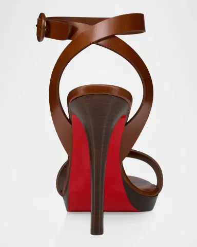 Christian Louboutin 120mm Fanny Leather Sandals | Thumbnail 4