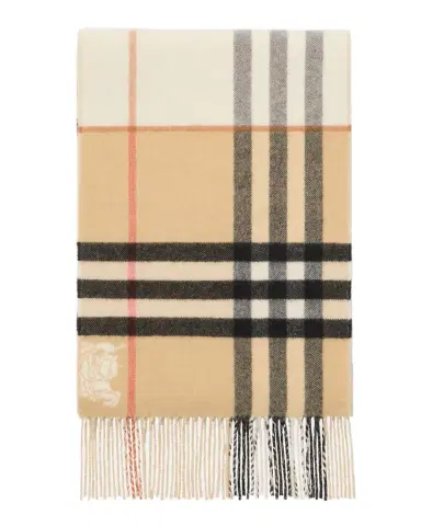 Burberry Double-Faced Cashmere EKD Scarf | Thumbnail 1 Burberry Double-Faced Cashmere EKD Scarf | Thumbnail 1