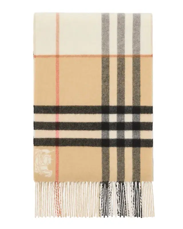 Burberry Double-Faced Cashmere EKD Scarf
