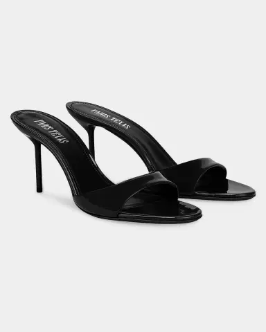 Paris Texas Lidia Patent Stiletto Mule Sandals | Thumbnail 2
