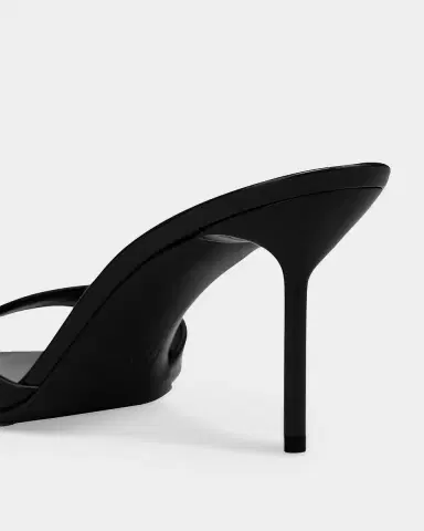Paris Texas Lidia Patent Stiletto Mule Sandals | Thumbnail 4