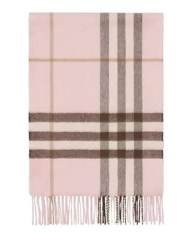 Burberry Cashmere Check Scarf | Thumbnail 1 Burberry Cashmere Check Scarf | Thumbnail 1