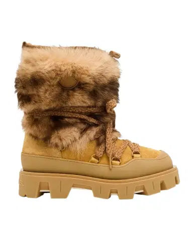 Moncler Peak Apres Suede and Shearling Ankle Boots | Thumbnail 1 Moncler Peak Apres Suede and Shearling Ankle Boots | Thumbnail 1
