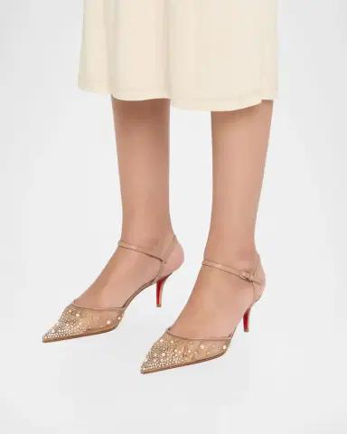 Christian Louboutin 60mm Miss Z Riviera Strass Mesh Pumps | Thumbnail 2 Christian Louboutin 60mm Miss Z Riviera Strass Mesh Pumps | Thumbnail 2