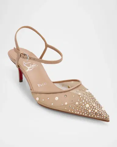 Christian Louboutin 60mm Miss Z Riviera Strass Mesh Pumps | Thumbnail 5 Christian Louboutin 60mm Miss Z Riviera Strass Mesh Pumps | Thumbnail 5