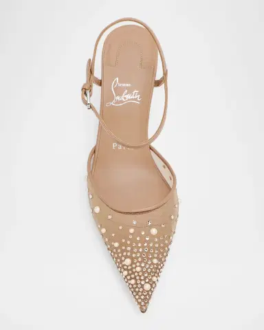 Christian Louboutin 60mm Miss Z Riviera Strass Mesh Pumps | Thumbnail 6 Christian Louboutin 60mm Miss Z Riviera Strass Mesh Pumps | Thumbnail 6