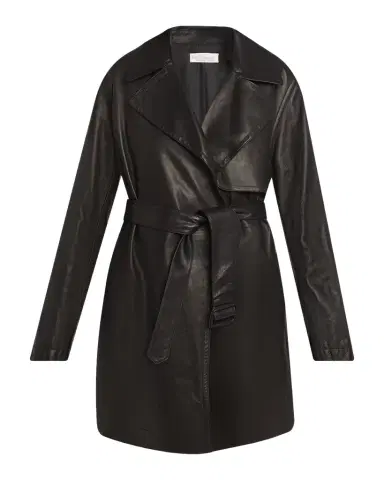 The Row Siempra Leather Wrap Trench Coat | Thumbnail 1 The Row Siempra Leather Wrap Trench Coat | Thumbnail 1