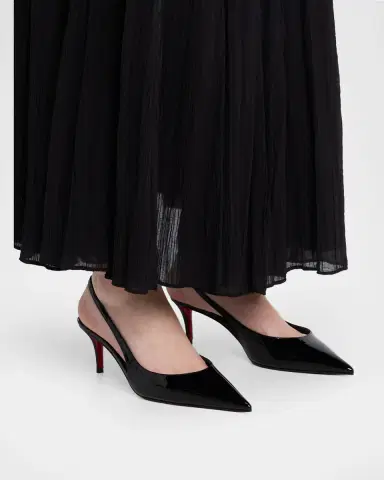 Christian Louboutin 0mm Miss Z Patent Leather Slingback Pumps | Thumbnail 2 Christian Louboutin 0mm Miss Z Patent Leather Slingback Pumps | Thumbnail 2
