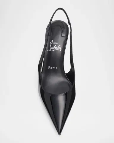 Christian Louboutin 0mm Miss Z Patent Leather Slingback Pumps | Thumbnail 6 Christian Louboutin 0mm Miss Z Patent Leather Slingback Pumps | Thumbnail 6