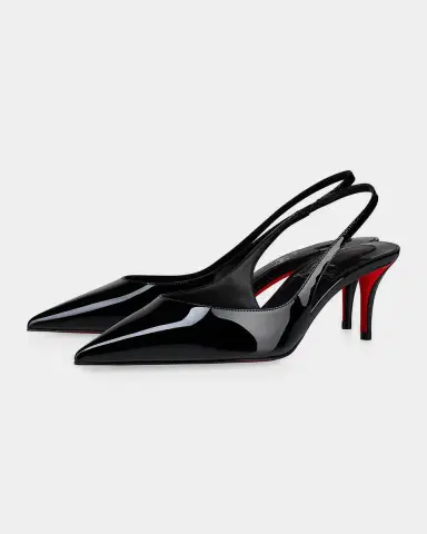 Christian Louboutin 0mm Miss Z Patent Leather Slingback Pumps | Thumbnail 7 Christian Louboutin 0mm Miss Z Patent Leather Slingback Pumps | Thumbnail 7