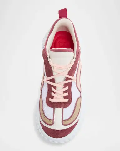 Christian Louboutin Mara Mixed Leather Runner Sneakers | Thumbnail 4 Christian Louboutin Mara Mixed Leather Runner Sneakers | Thumbnail 4