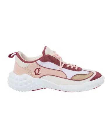 Christian Louboutin Mara Mixed Leather Runner Sneakers | Thumbnail 1 Christian Louboutin Mara Mixed Leather Runner Sneakers | Thumbnail 1