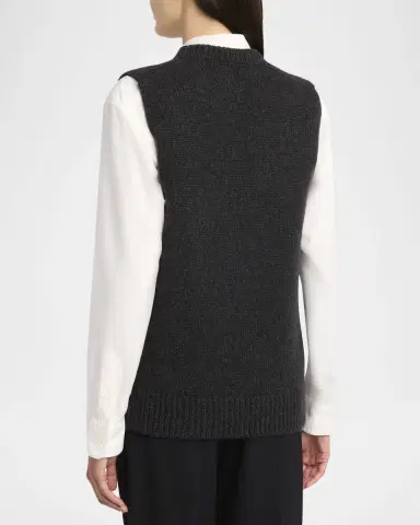 The Row Marte V-Neck Cashmere Sweater Vest | Thumbnail 3