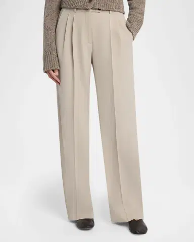 The Row Virgil Double-Pleated Straight-Leg Pants | Thumbnail 4 The Row Virgil Double-Pleated Straight-Leg Pants | Thumbnail 4