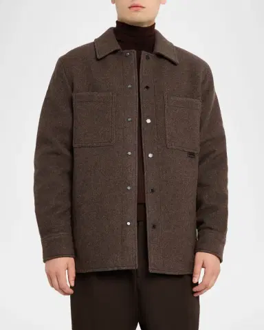 Canada Goose Men 's Atkinson Snap-Front Shirt Jacket | Thumbnail 4 Canada Goose Men 's Atkinson Snap-Front Shirt Jacket | Thumbnail 4