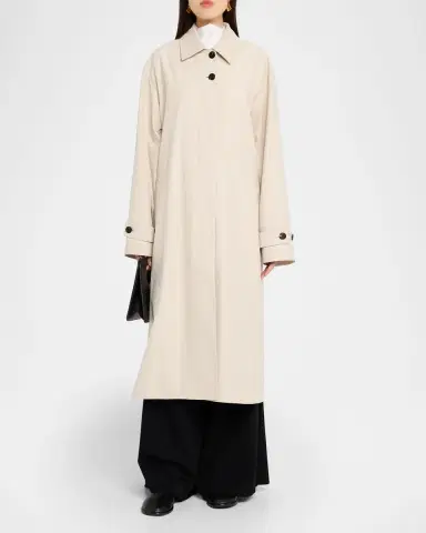The Row Lolana Single-Breasted Long Trench Coat | Thumbnail 2