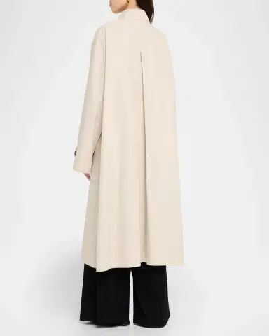 The Row Lolana Single-Breasted Long Trench Coat | Thumbnail 3