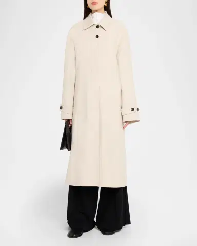 The Row Lolana Single-Breasted Long Trench Coat | Thumbnail 4