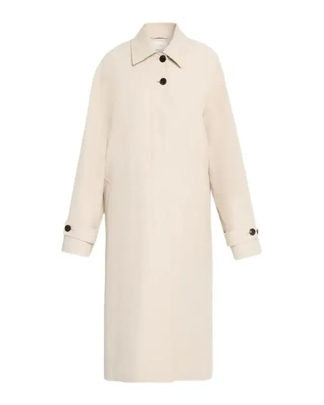 THE ROW Lolana Single-Breasted Long Trench Coat