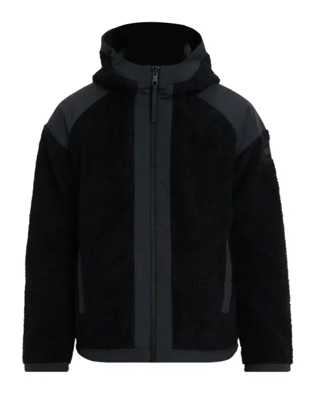 Canada Goose Men 's Alberni Reversible Fleece Hooded Bomber Jacket
