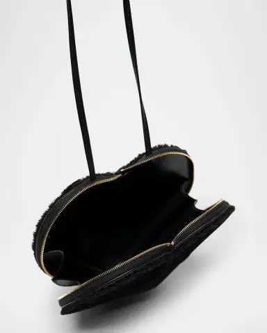 Alaïa Le Coeur Crossbody Bag in Shearling | Thumbnail 4 Alaïa Le Coeur Crossbody Bag in Shearling | Thumbnail 4
