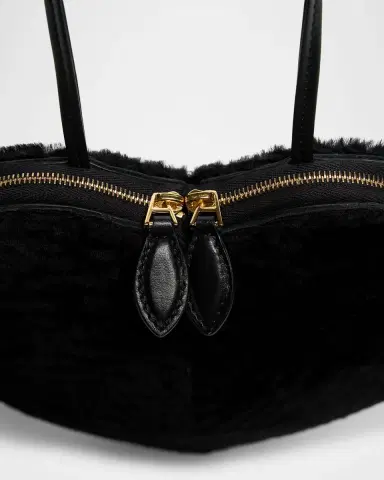 Alaïa Le Coeur Crossbody Bag in Shearling | Thumbnail 6 Alaïa Le Coeur Crossbody Bag in Shearling | Thumbnail 6