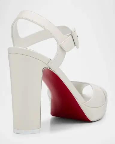 Christian Louboutin 100mm Cora Leather Sandals | Thumbnail 5 Christian Louboutin 100mm Cora Leather Sandals | Thumbnail 5