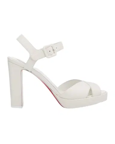 Christian Louboutin 100mm Cora Leather Sandals | Thumbnail 1 Christian Louboutin 100mm Cora Leather Sandals | Thumbnail 1
