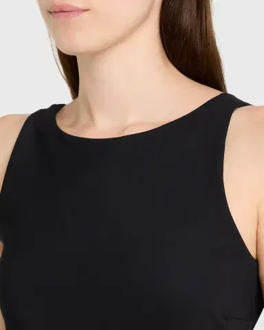 Chiara Boni La Petite Robe Eman Sleeveless Draped Column Gown | Thumbnail 5