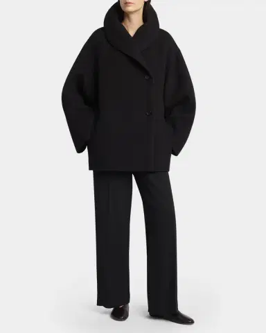 The Row Temur Double-Breasted Wool Shawl-Collar Coat | Thumbnail 2 The Row Temur Double-Breasted Wool Shawl-Collar Coat | Thumbnail 2