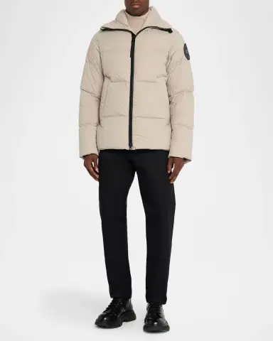 Canada Goose Men 's Crofton Matte Nylon Hooded Puffer Jacket | Thumbnail 2 Canada Goose Men 's Crofton Matte Nylon Hooded Puffer Jacket | Thumbnail 2