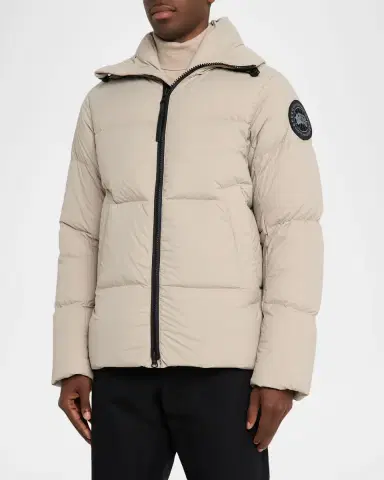 Canada Goose Men 's Crofton Matte Nylon Hooded Puffer Jacket | Thumbnail 4 Canada Goose Men 's Crofton Matte Nylon Hooded Puffer Jacket | Thumbnail 4