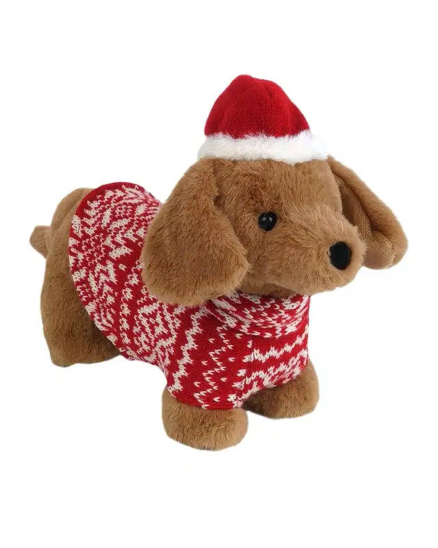 Mon Ami Jingle Holiday Dog Stuffed Animal