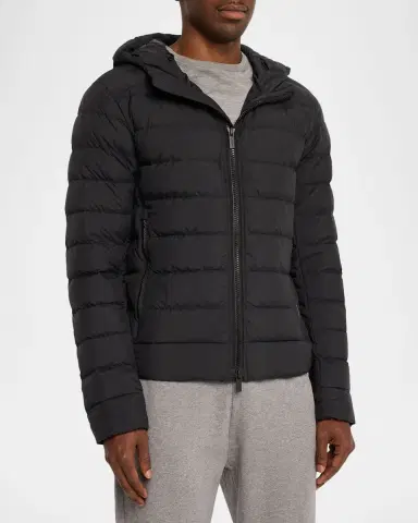 Canada Goose Men 's Crofton Packable Quilted Matte Ripstop Hoodie | Thumbnail 4 Canada Goose Men 's Crofton Packable Quilted Matte Ripstop Hoodie | Thumbnail 4