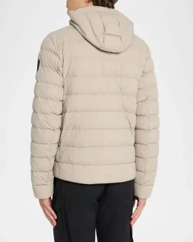 Canada Goose Men 's Crofton Packable Quilted Matte Ripstop Hoodie | Thumbnail 3 Canada Goose Men 's Crofton Packable Quilted Matte Ripstop Hoodie | Thumbnail 3