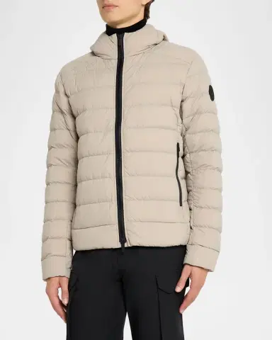 Canada Goose Men 's Crofton Packable Quilted Matte Ripstop Hoodie | Thumbnail 4 Canada Goose Men 's Crofton Packable Quilted Matte Ripstop Hoodie | Thumbnail 4
