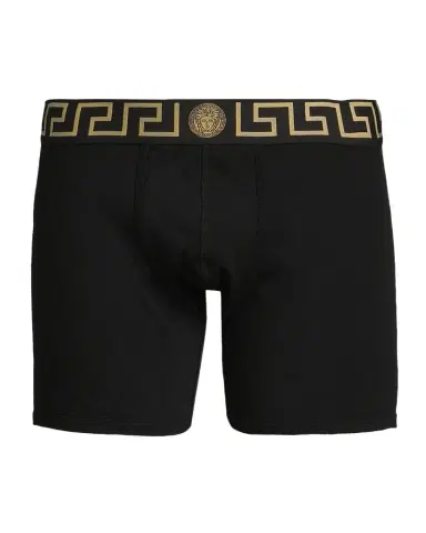 Versace Men's Organic Cotton Greek Key Boxer Briefs | Thumbnail 1
