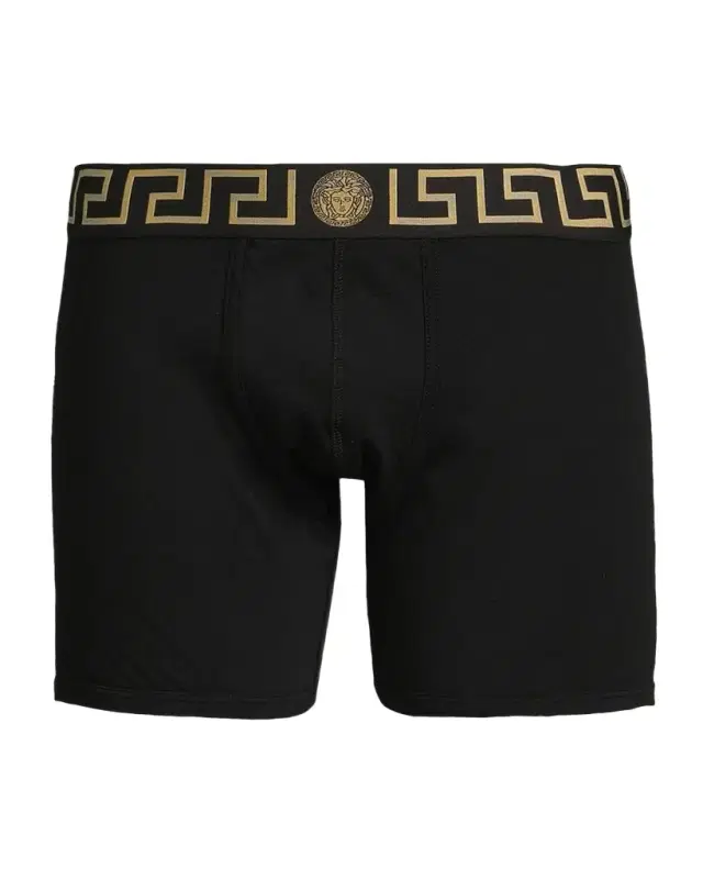 Men 's Organic Cotton Greek Key Boxer Briefs