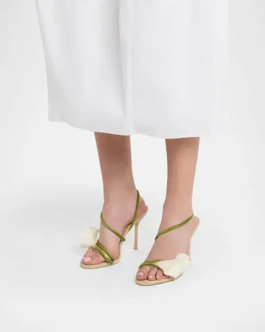 Cult Gaia 110mm Cassidy Floral Leather Sandals | Thumbnail 2 Cult Gaia 110mm Cassidy Floral Leather Sandals | Thumbnail 2