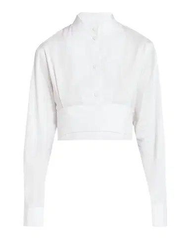 Alaïa Cummerbund Cotton Cropped Shirt | Thumbnail 1 Alaïa Cummerbund Cotton Cropped Shirt | Thumbnail 1