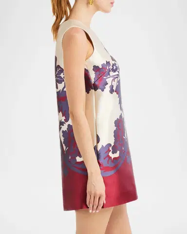 Mestiza New York Fiona Sleeveless Floral-Print Mini Shift Dress | Thumbnail 4